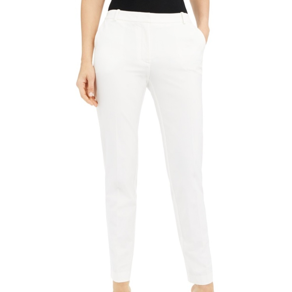 Alfani White Slim Leg Pants NWT 12